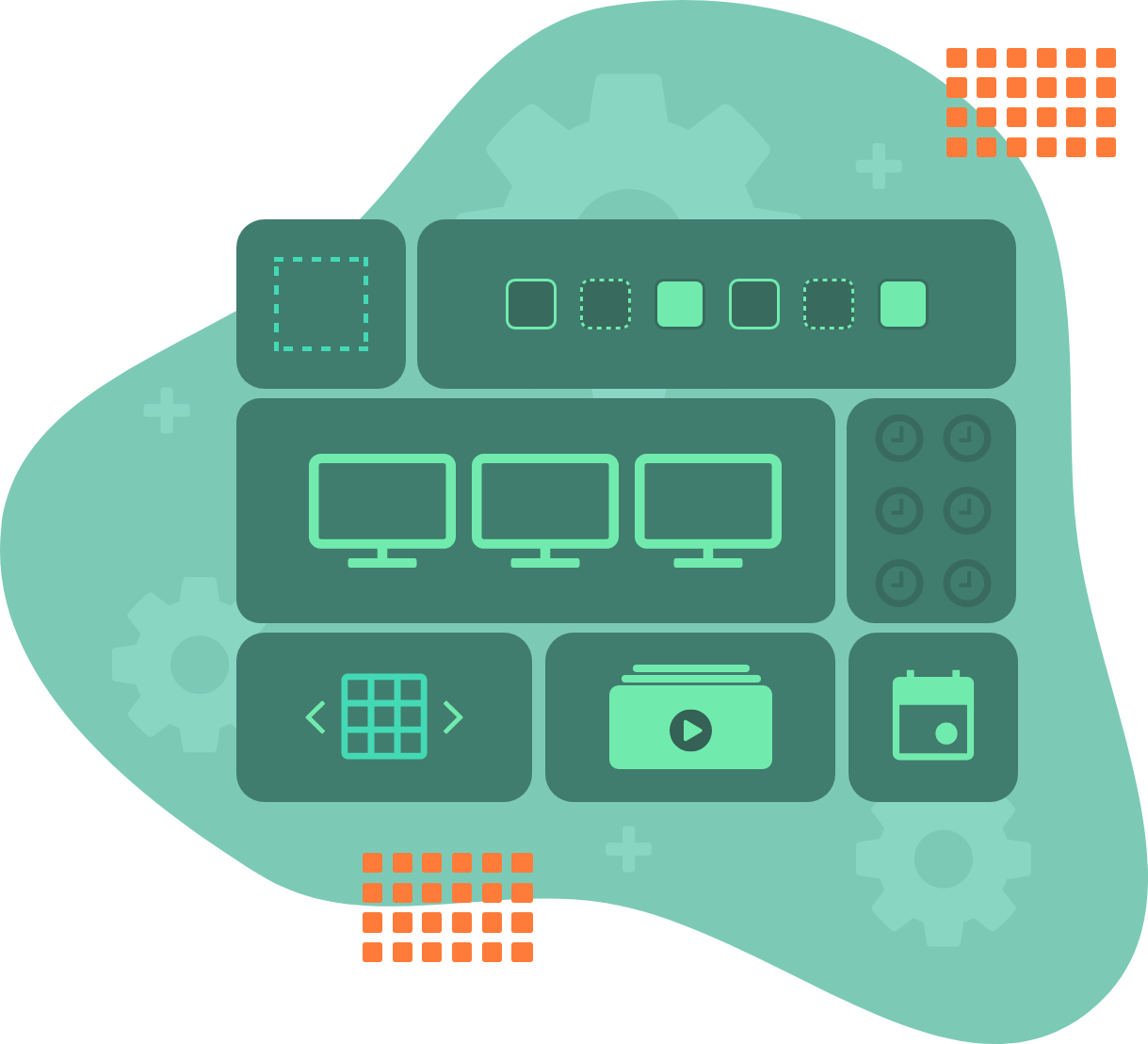 Flexible scheduling of time periods and intervals